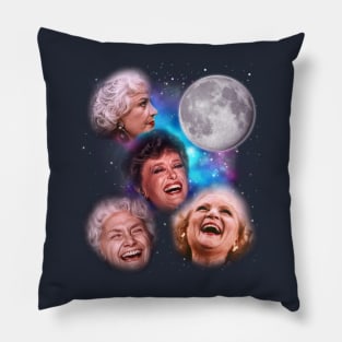 Golden Girls Howl at the Moon Pillow