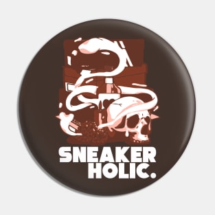 Sneaker Holic Mocha Pin