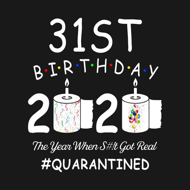 31st Birthday 2020 The Year When Shit Got Real Quarantined by Kagina