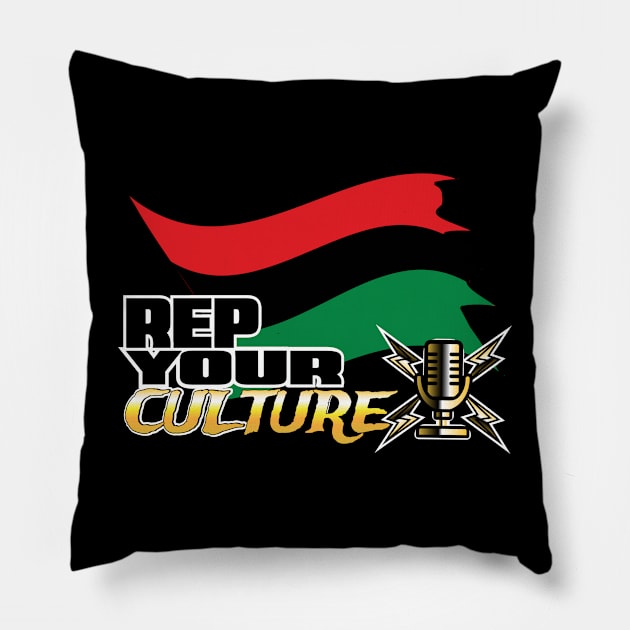 The Rep Your Culture Line: Black Pride Pillow by The Culture Marauders