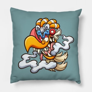 Aztec god Ehecatl Pillow