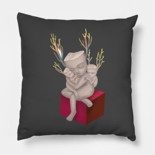 Stump man # embrace Pillow