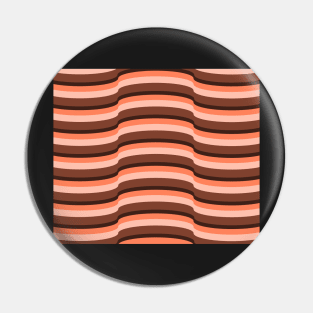 Op Art Orange 7632 Pin