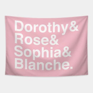 Golden Girls Helvetica Tapestry