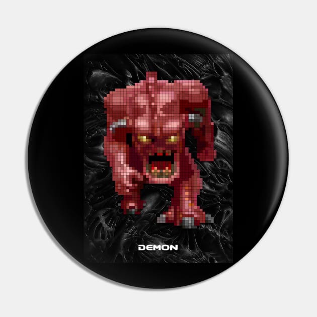 Demon Pin by Beegeedoubleyou