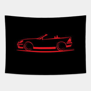 Mercedes Benz SLK R170 Red Tapestry