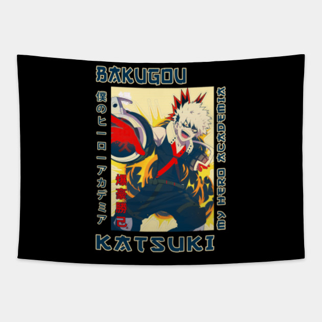 Bakugo Katsuki My Hero Academia Adventure Anime Awesome Art My Hero Academia Tapestry Teepublic