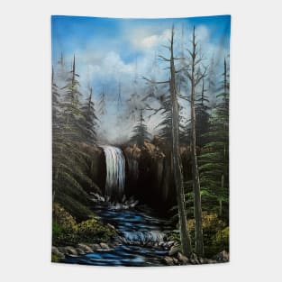 Northwest Waterfall Tapestry