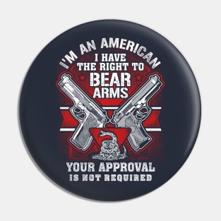 Gun Rights Shirt | Right To Bear Arms Tee Pin