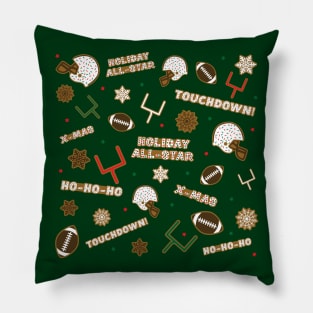 Gingerbread Touchdown Pillow