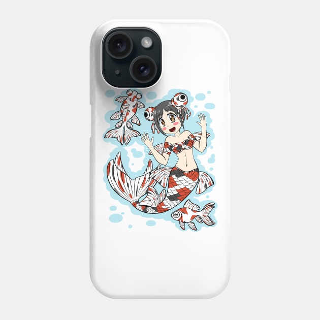 Goldfish Mermaid (Telescope, Demekin) Phone Case by TeriyakiPigeon