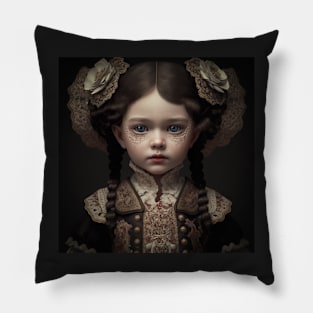 Living Dolls of Ambiguous Royal Descent Pillow