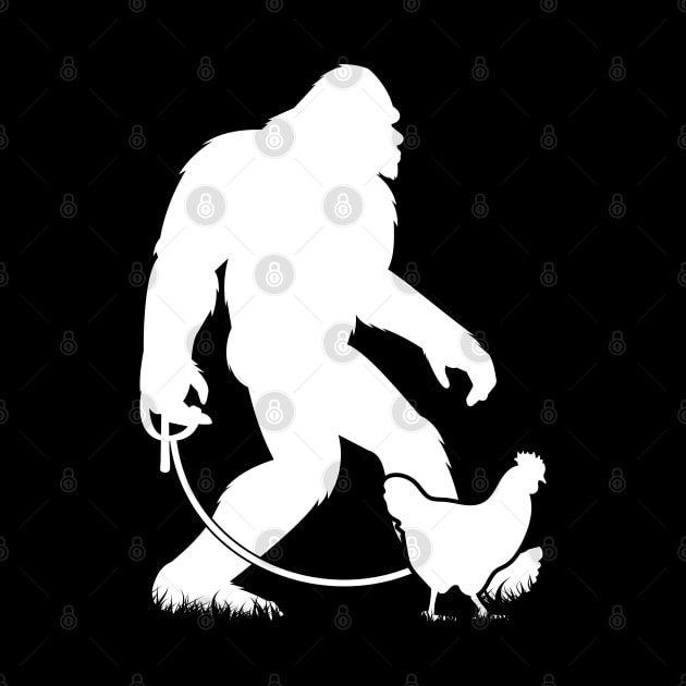 Bigfoot Walking Chicken by Tesszero