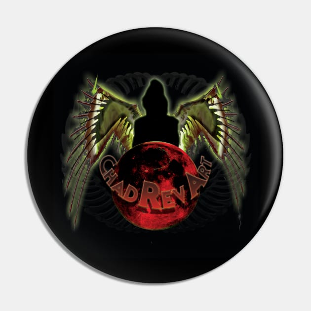 Chad Rev Art Spring 2024 Blood Moon Pin by Chad Rev Art