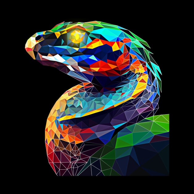 Snake portrait by Jackson Lester