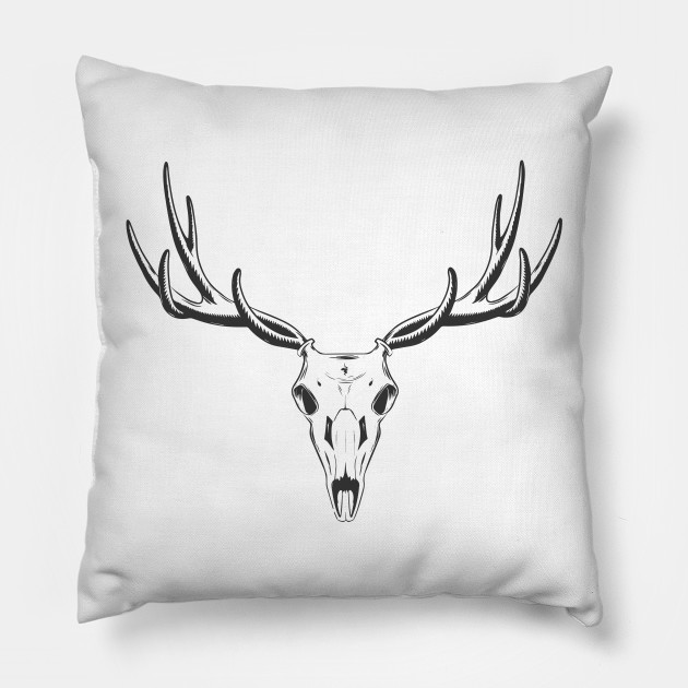 deer skull design