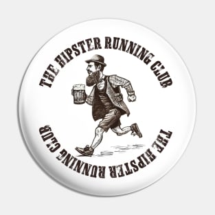 The Hipster Running Club Pin