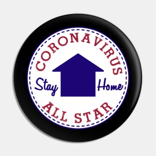 Coronavirus All Star Pin