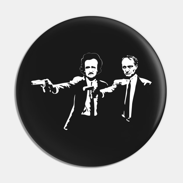 Edgar Allan Poe Charles Baudelaire Pulp Fiction Pin by SaverioOste