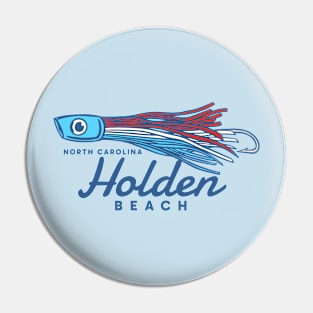 Holden Beach, North Carolina Patriotic Lure Pin