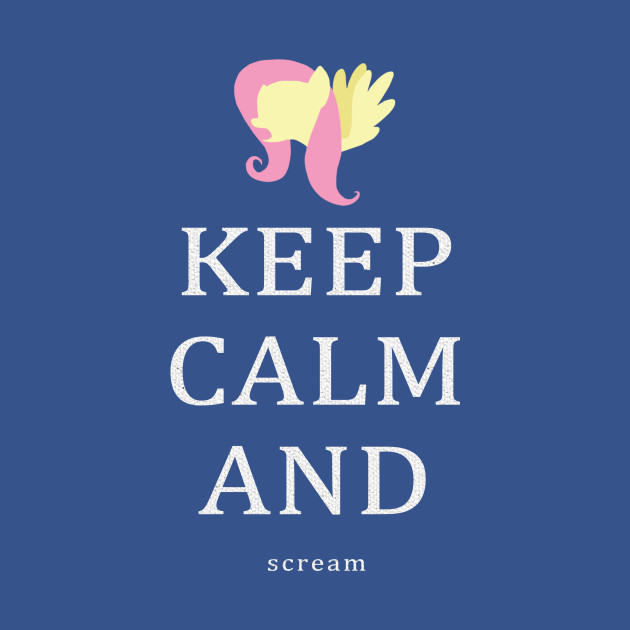 Discover My Little Pony - Keep Calm and - Fluttershy - Cartoon - T-Shirt