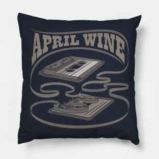 April Wine Exposed Cassette Pillow