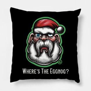 Burnt Out Santa Pillow