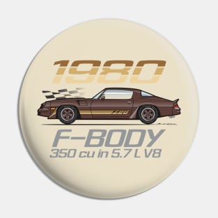 1980 F-Body Brown Pin