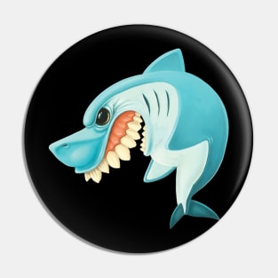 fun sharky Pin