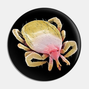 Blood Sucking Tick Illustration Svifi Sci fi Pin