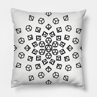 Exploding Polyhedral Dice Pillow