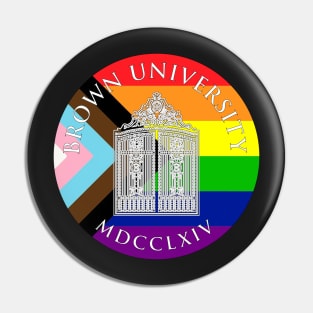 Brown University Pride Flag Pin