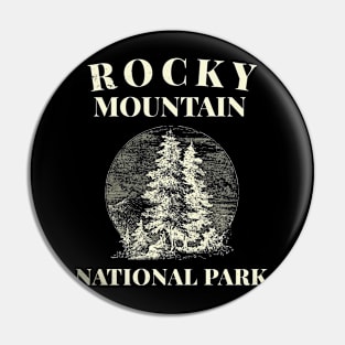 Rocky Mountain National Park Vintage Pin