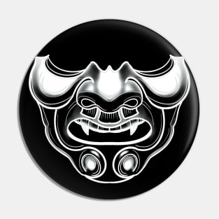 Samurai mask Pin