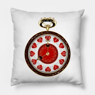 Steampunk pocket watch Pillow