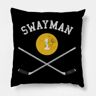 Jeremy Swayman Boston Sticks Pillow
