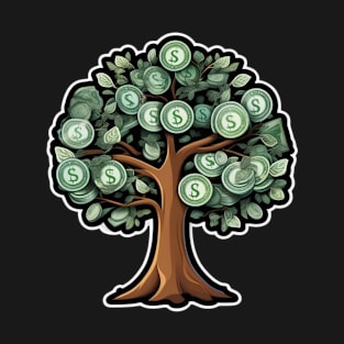 Money grow on tree leaves T-Shirt