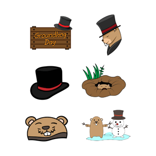 Groundhog Day Sticker Pack #2 T-Shirt