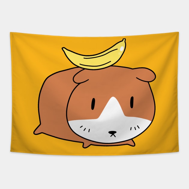 Banana Guinea Pig Tapestry by saradaboru