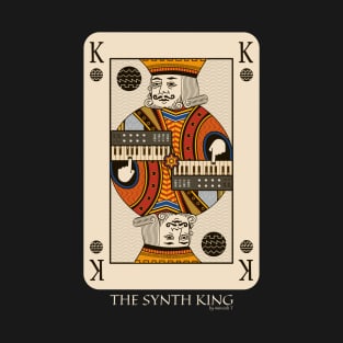 Synthesizer King Poker Card for Electronic Musician T-Shirt