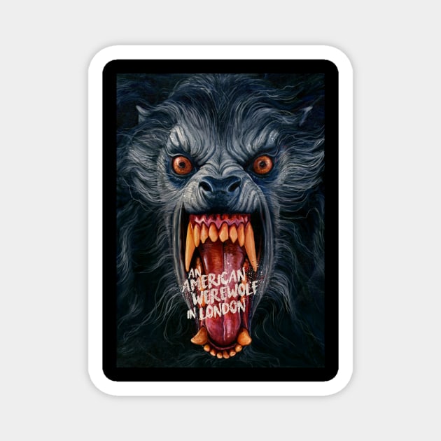 An American Werewolf in London Magnet by dmitryb1