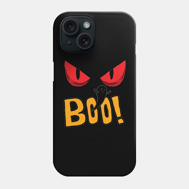 Halloween Boo Phone Case by ShubShank