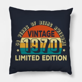 Vintage 1970 limited edition Pillow