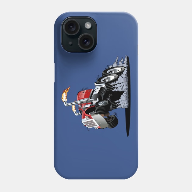 Cartoon truck Phone Case by Mechanik