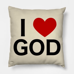 I Love God Pillow