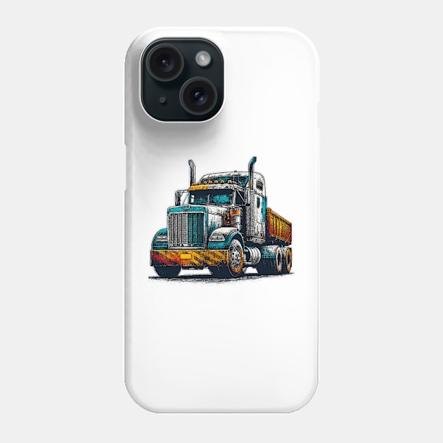 Truck Tractor Phone Case by Vehicles-Art