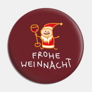 Santa Claus with wine (b) Pin