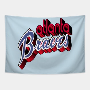 Atlanta Braves 3D - Hank Aaron era 1970s Logo Tapestry