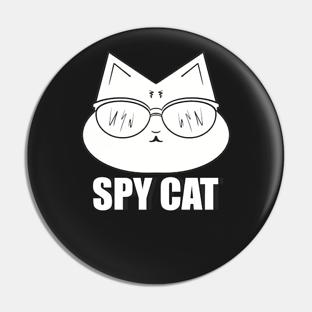 Spy Cat Pin by Xatutik-Art