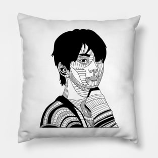 Jungwon line-shaded Pillow